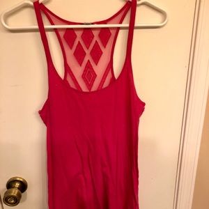 American Eagle hot pink tank